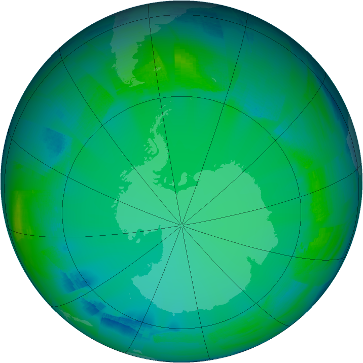 Ozone Map 2009-07-08